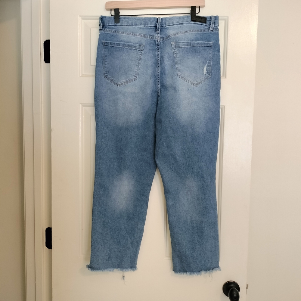 Nicole Miller New York Soho High-rise Slim Straight Women's Size 14 Jeans - Picture 2 of 16